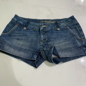 American Eagle low rise jean shorts